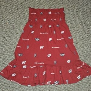 E5 College Classics Wisconsin Badgers Red Sundress Women's Size Small
